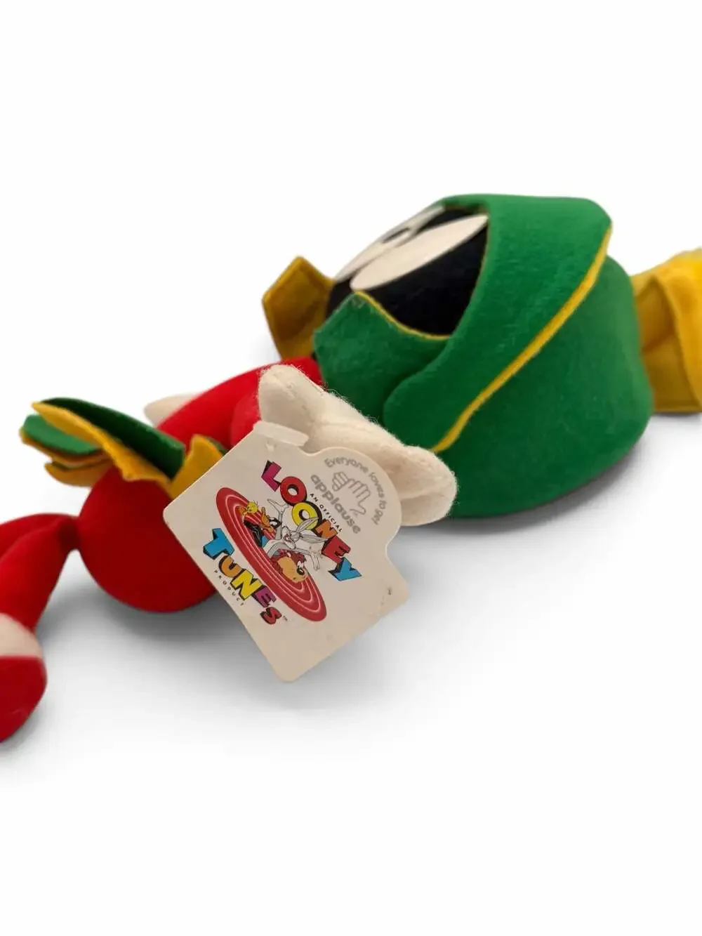 Vintage Looney Tunes Marvin the Martian Poseable Plush Toy Applause with Tag